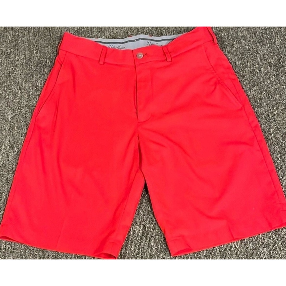 Walter Hagen Perfect 11 Collection USA Positive Red Solid Short Golf 30 men's